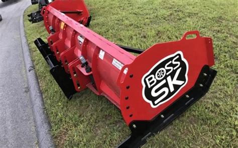 10 foot box plow skid steer|boss skid steer snow plow.